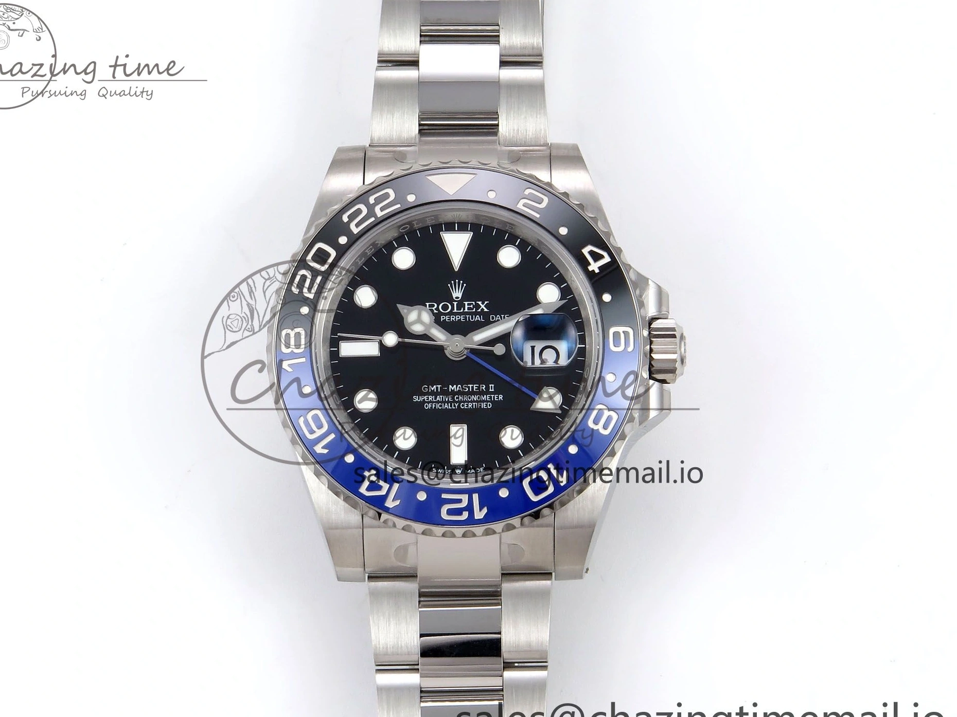 0411 GMT-Master II 126710 BLNR 904L THBF 1:1 Best Edition on Oyster Bracelet SH3285 CHS StreetReady 957